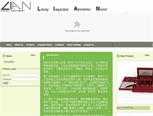 Tablet Screenshot of lianpop.com